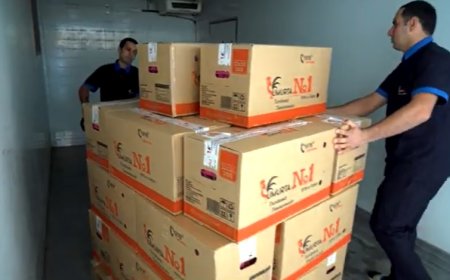 Hacıqabul Quşçuluq Şirkəti tərəfindən bayram sovqatı paylanılıb